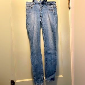 Levi Strauss & Co Washed in Japan 100% Cotton Low-Rise Skinny Denim